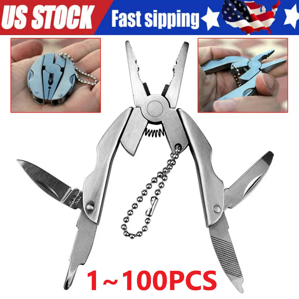 Multi-Functional Pocket Folding Pliers for Camping and Outdoor Use