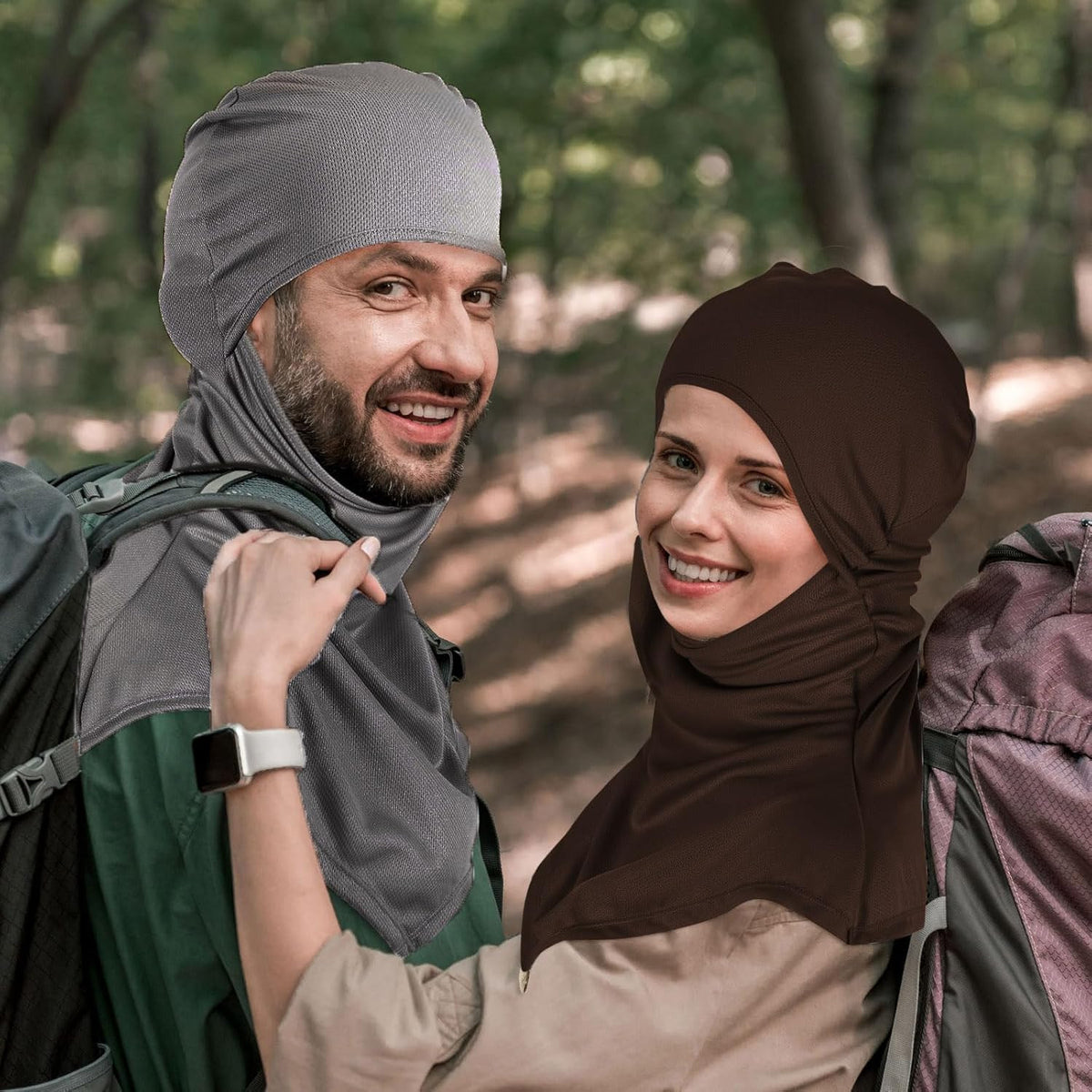 Breathable Face Balaclava with Long Neck for Outdoor Activities - Pack of 6