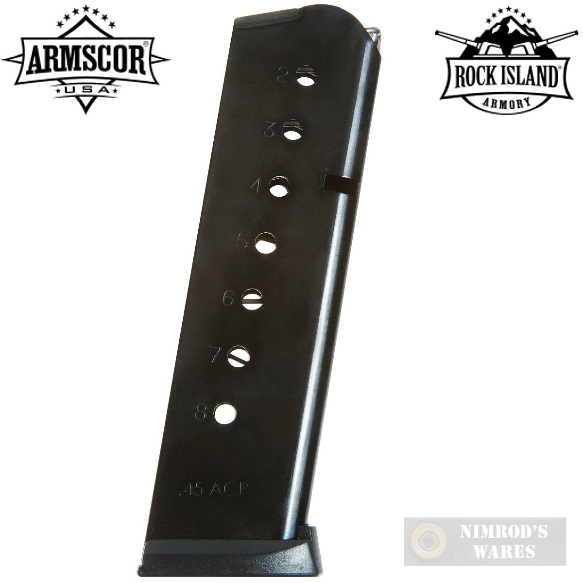 Armscor Rock Island 1911 .45 ACP 8-Round Magazine - Fast Shipping