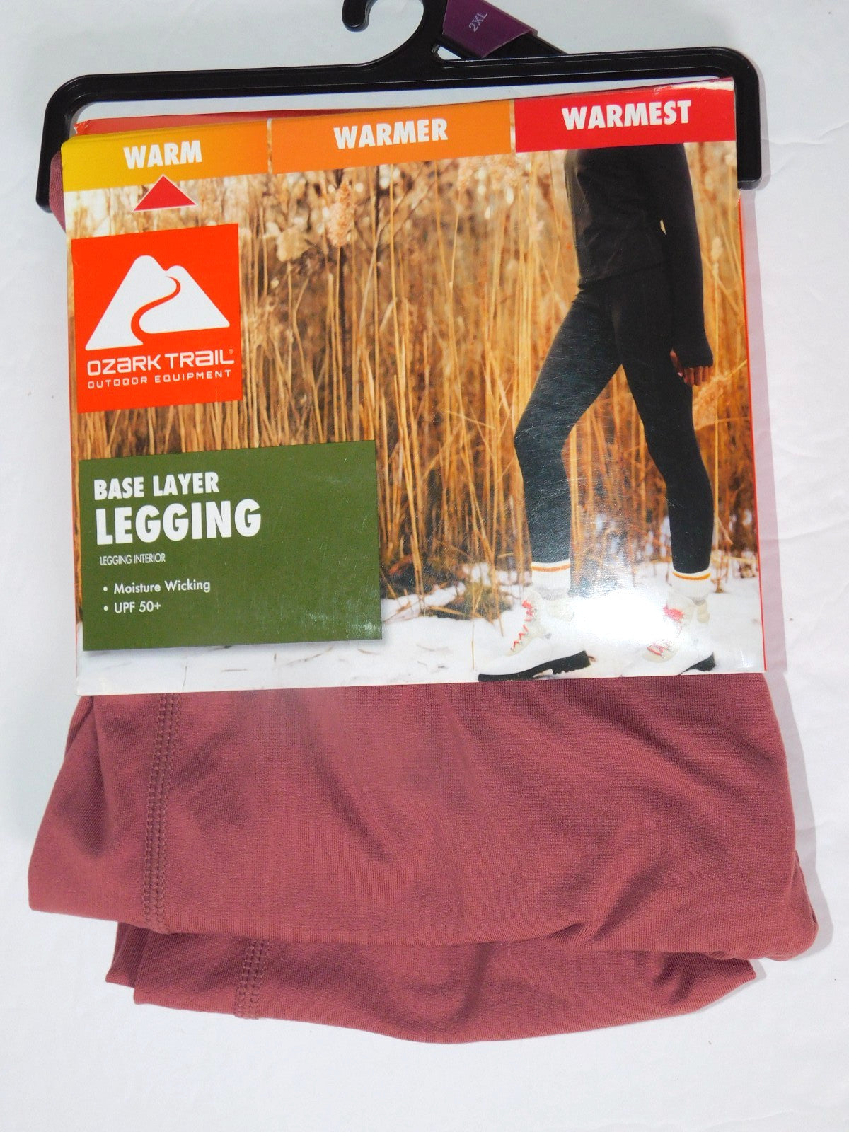 Women's XXL Pink Base Layer Leggings Warm Activewear Tights