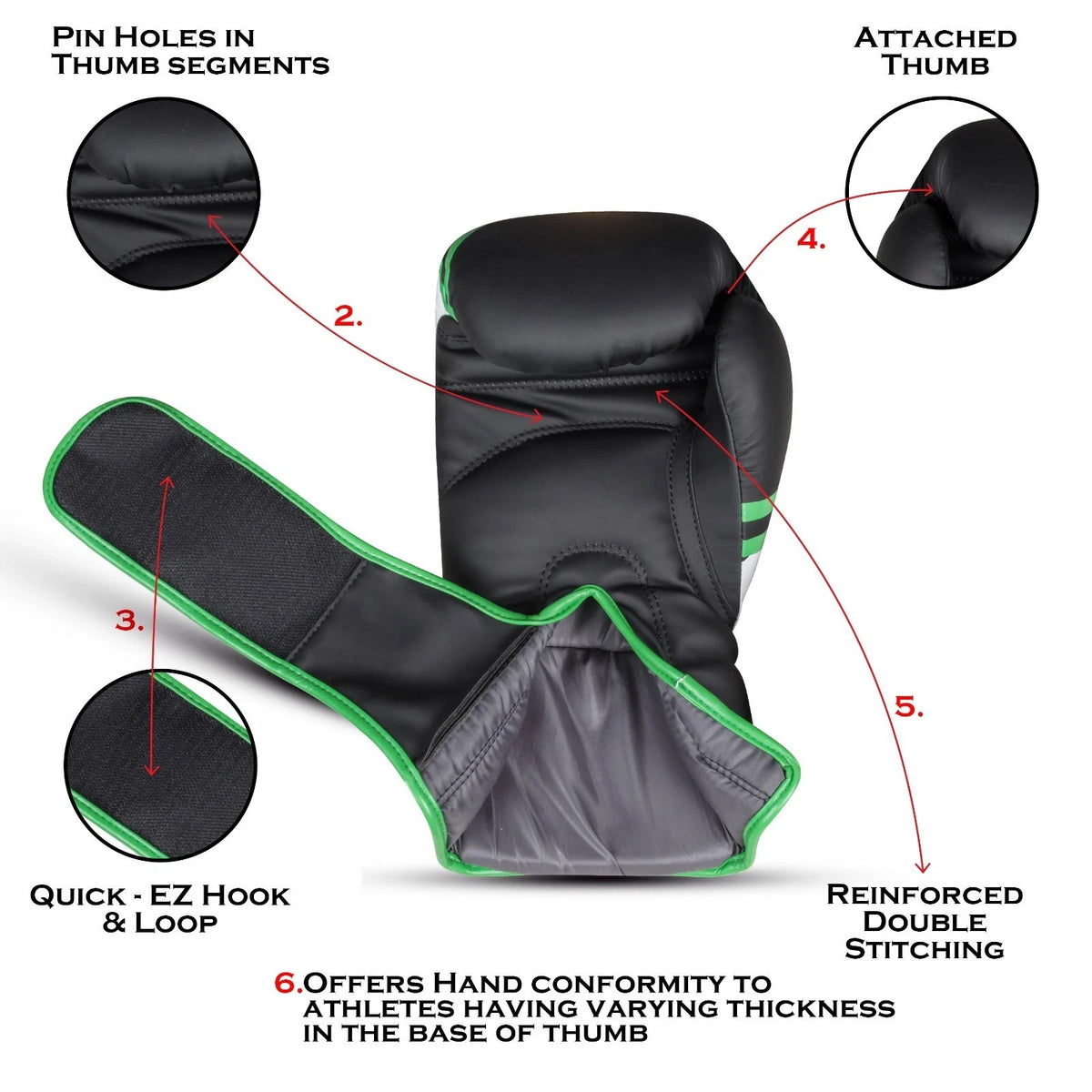 Boxing Shorts & Gloves Set for Men Women Training MMA Kickboxing Gear