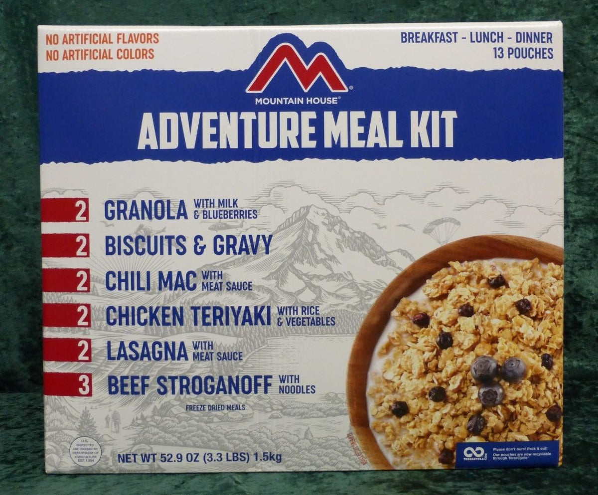 Emergency Freeze Dried Meal Kit - 26 Servings Survival Food with Long Shelf Life