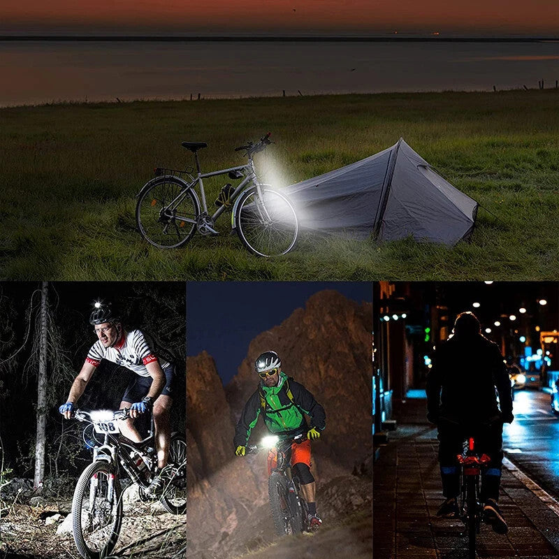 Super Bright Waterproof USB Rechargeable Bike Light with 1000 Lumens