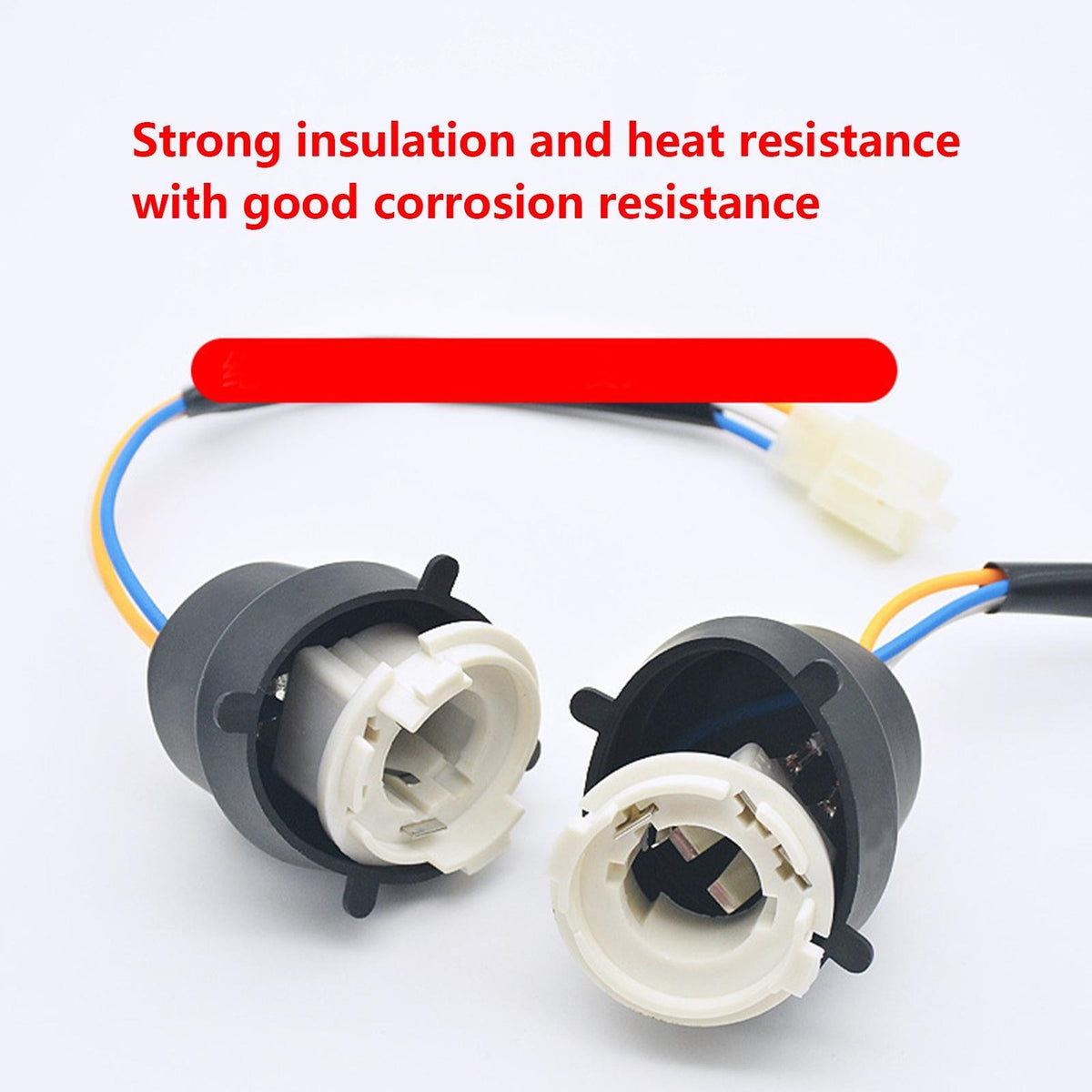 Multi-Purpose LED Headlight Bulb Socket Adapter for Scooter
