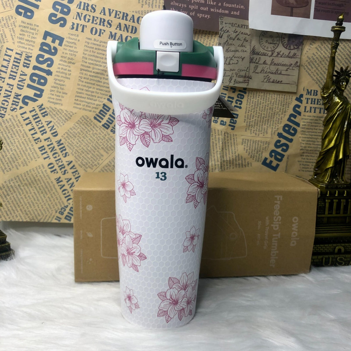 30oz Stainless Steel Water Bottle with Leak-Proof Lid and FreeSip Spout - Limited Edition