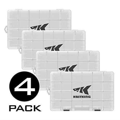 Plastic Tackle Box Set for Fishing Storage - Multiple Sizes & Pack Options