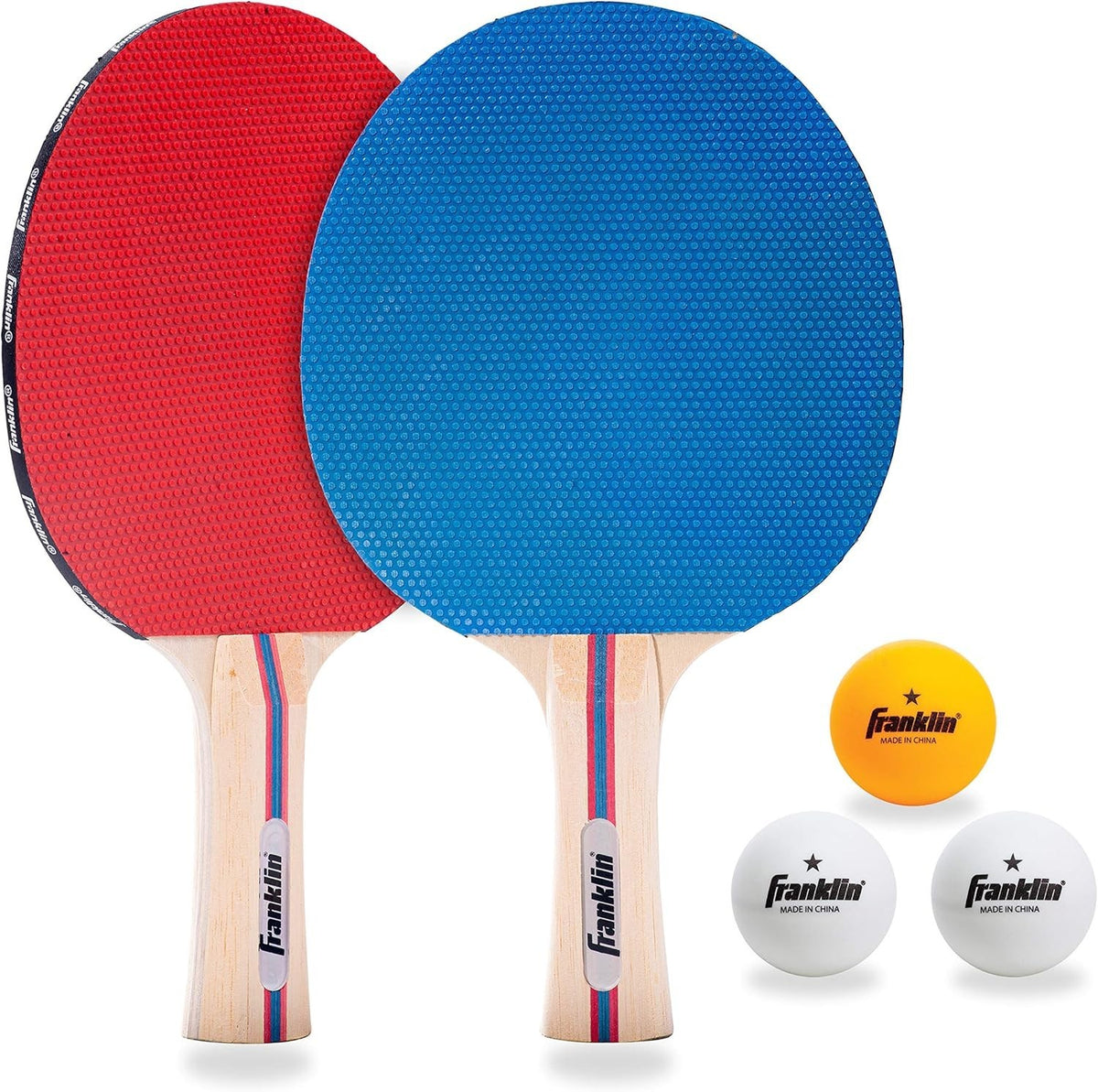 Franklin Sports Table Tennis Paddles Set with 3 Balls – 2 Player Boxed