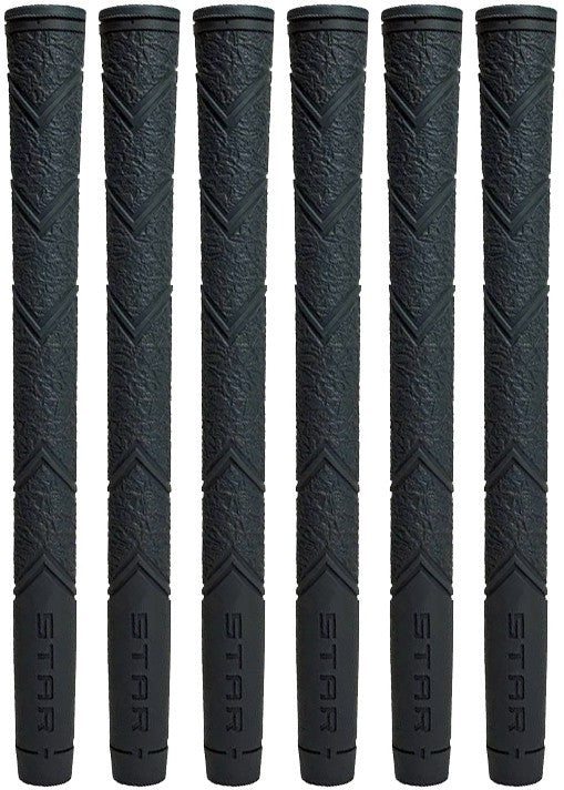 Golf Grip Set - Tacky, Durable, Reduced-Taper Textured Grips - Pack of 6