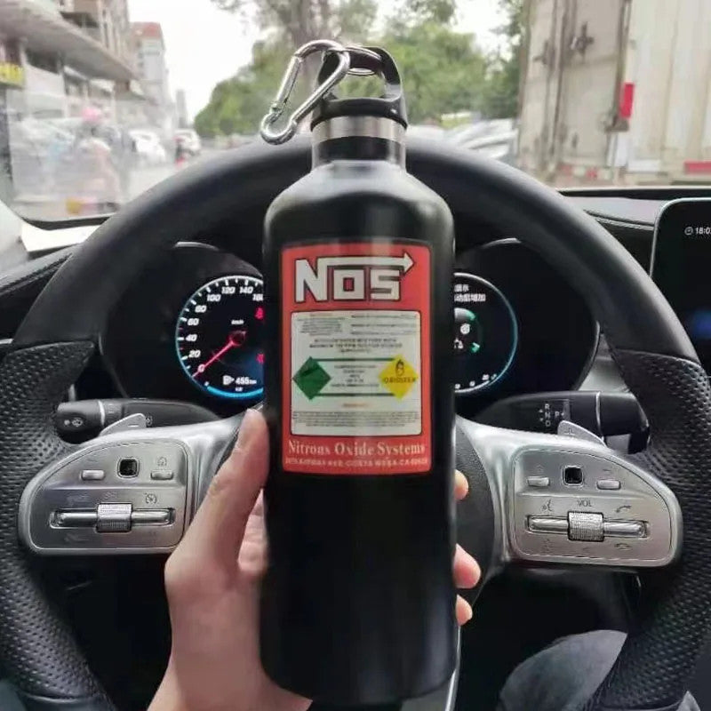 500ML Stainless Steel Water Bottle for Car Motorcycle Racing Insulation Cup