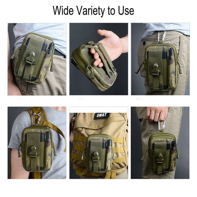 Tactical Molle Waist Pack Bag for Outdoor, Hiking & Military Use