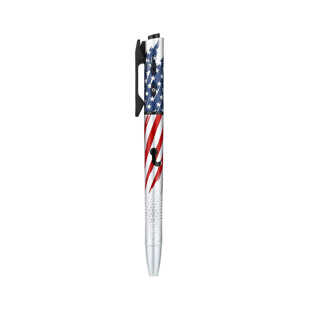 Multifunctional Pen Light with Green Laser - 120 Lumens, Refill Pack Included