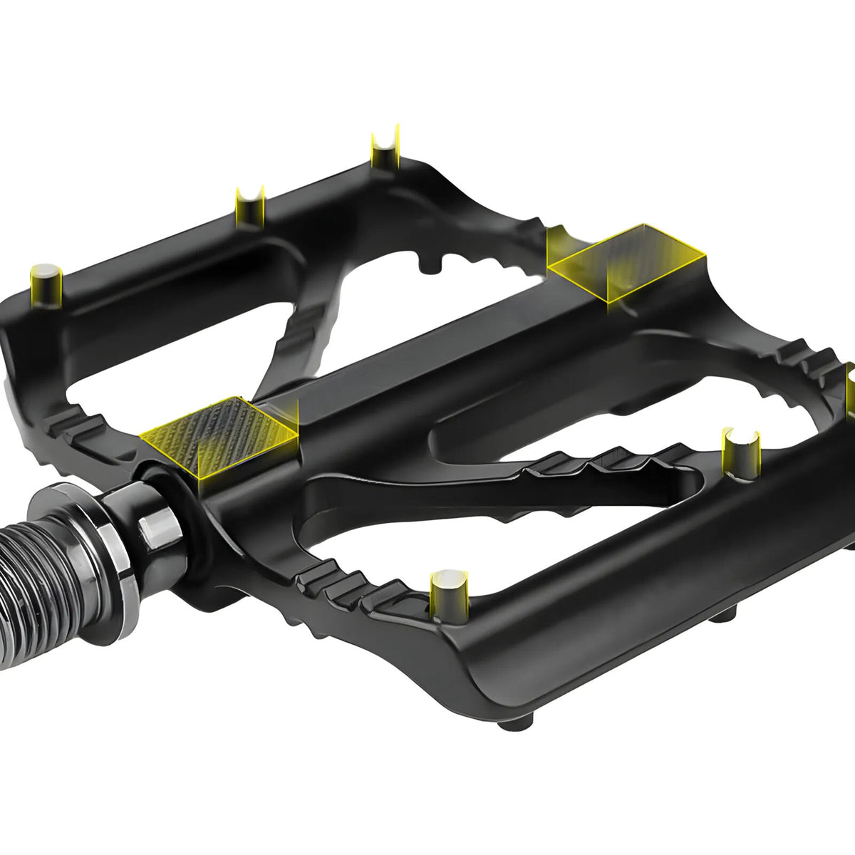 Aluminum Alloy Bike Pedals with Sealed Bearings for MTB Road Cycling - Non-Slip 9/16"