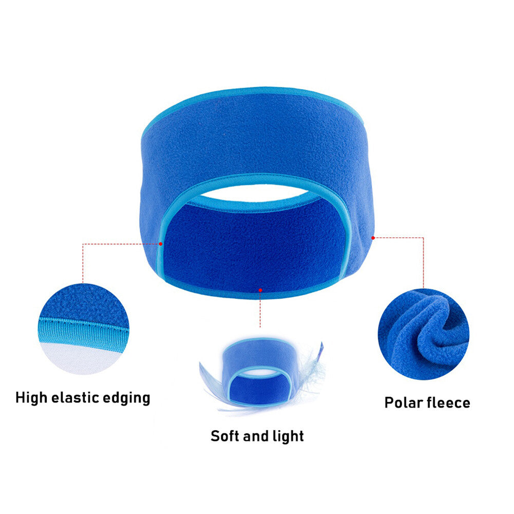 Warm Sweat-Absorbing Winter Sport Ear Muff Headband for Men Women