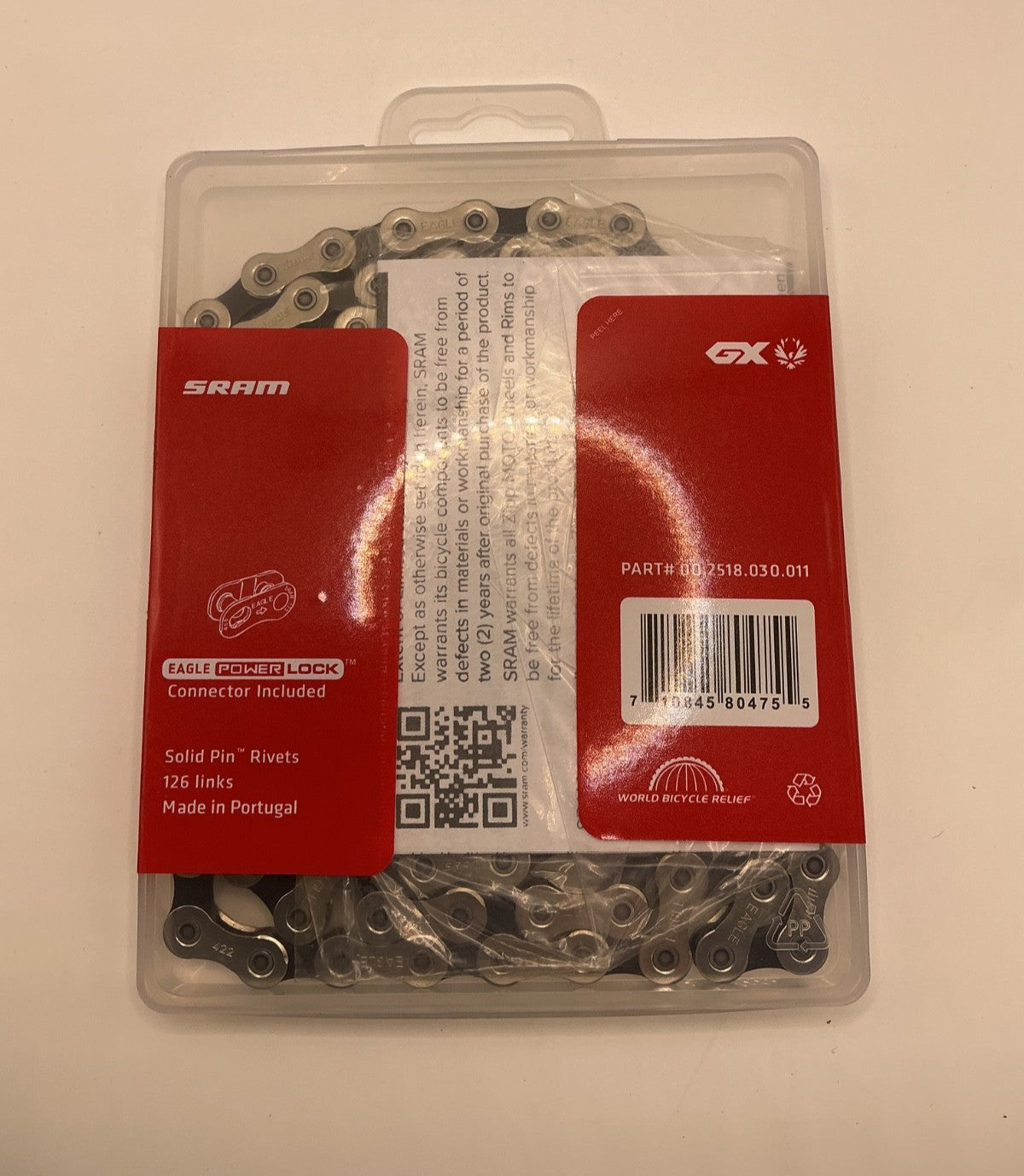 12-Speed Bicycle Chain for SRAM GX Eagle Drivetrain - Includes Connector