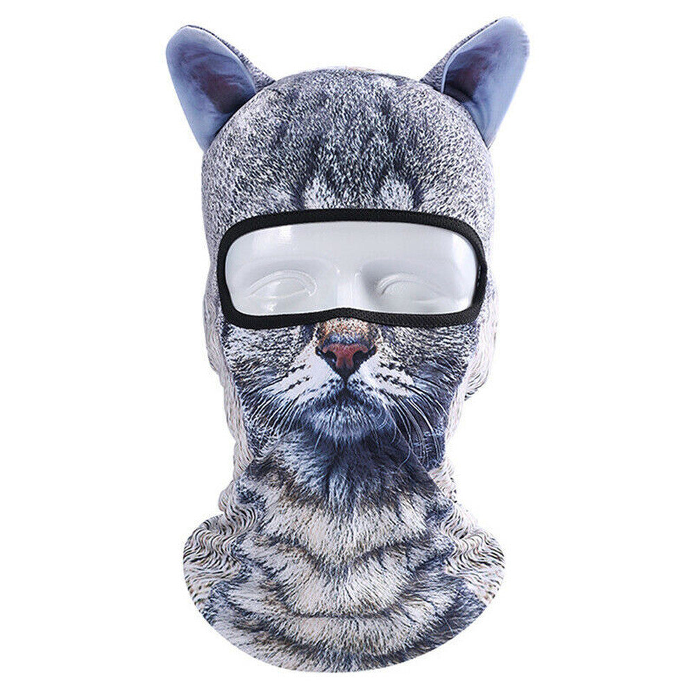 Full Face Mask Balaclava with Animal Ears for Outdoor Activities