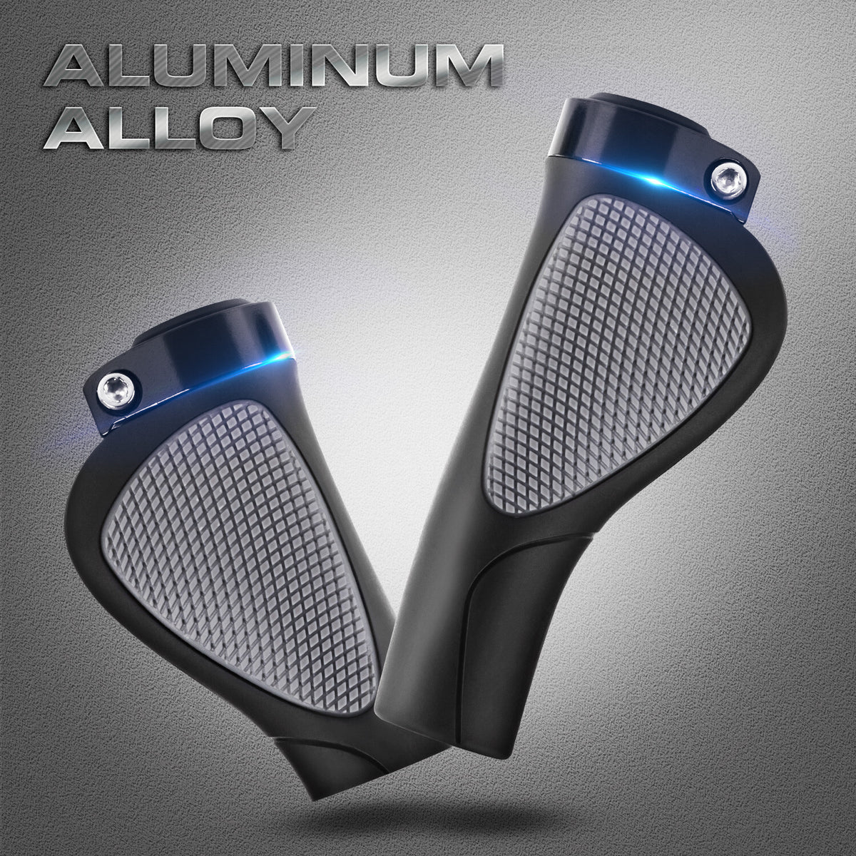 Ergonomic Bicycle Handlebar Grips Non-Slip Rubber Cycling Accessories