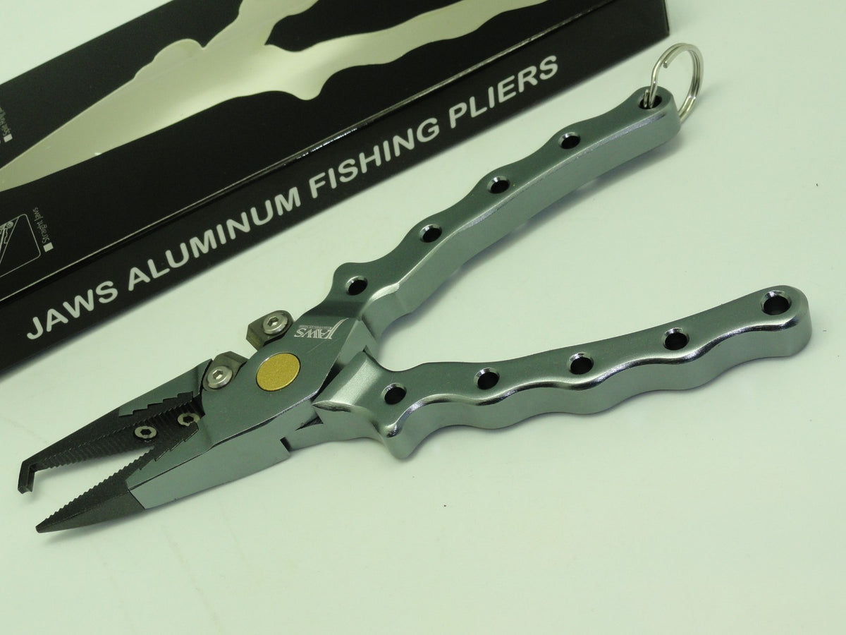 Fishing Split Ring Pliers Titanium Jaw Aluminum Body 6-5/8"