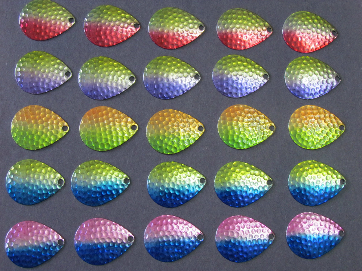 UV Colorado Blades Spinner Blades 25 Pack for Fishing Lures & Tackle