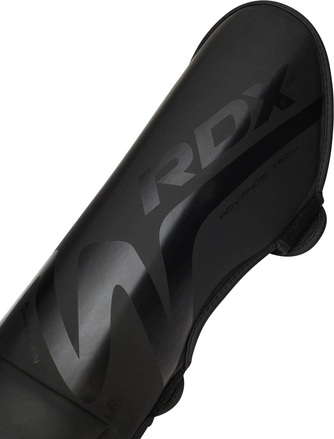 Muay Thai Shin Guards Size Small Unisex Non-Slip Fit Black