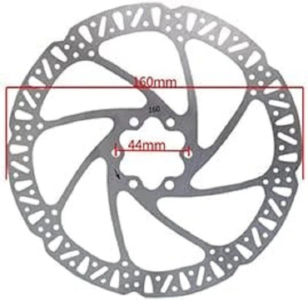 Hydraulic Disc Brake Set for Mountain Bikes 160mm Front & Rear Floating Rotor