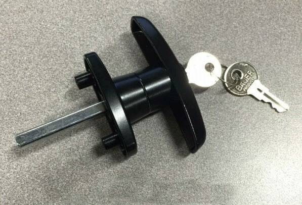 Replacement T-Handle with 2 Keys for Snowmobile Trailer Lock