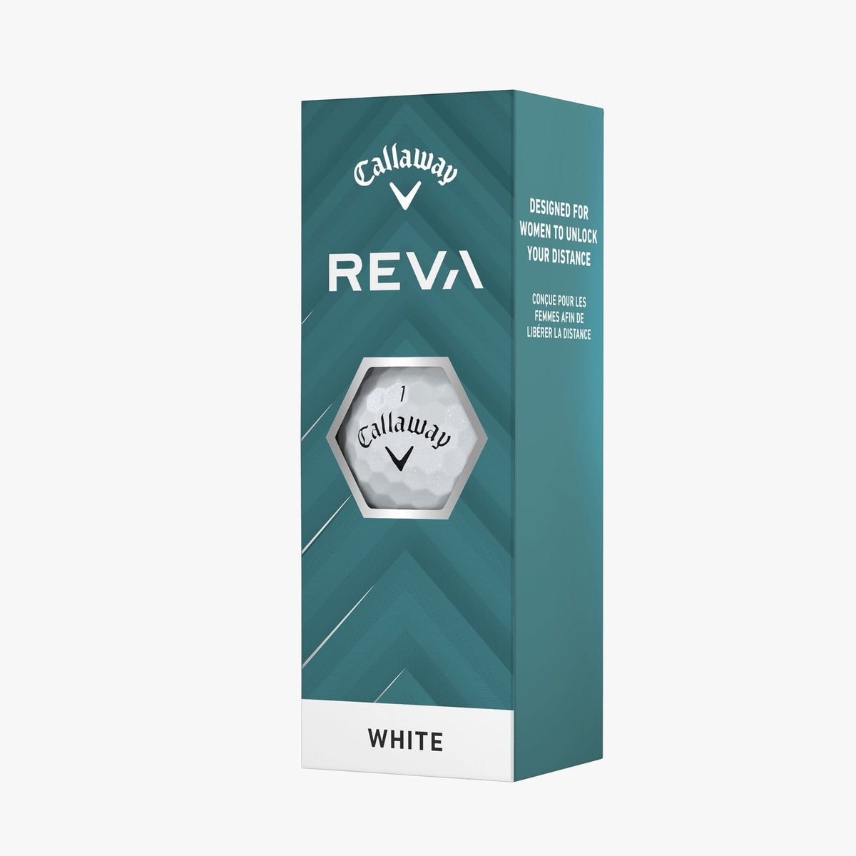 Callaway Reva White Golf Balls - Dozen for Women’s Distance & Accuracy