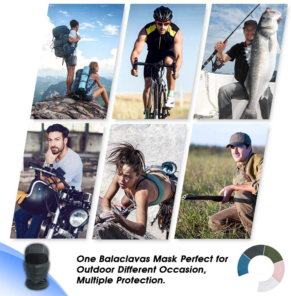 UV Protection Full Face Mask for Skiing Cycling & Tactical Outdoor Activities