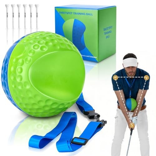 Golf Swing Trainer Aid for Posture and Impact Improvement - Upgrade Set
