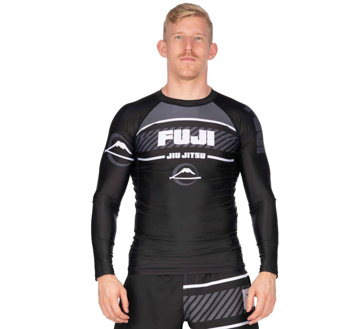 IBJJF Approved Long Sleeve Rashguard for BJJ & Jiu Jitsu Training - Black