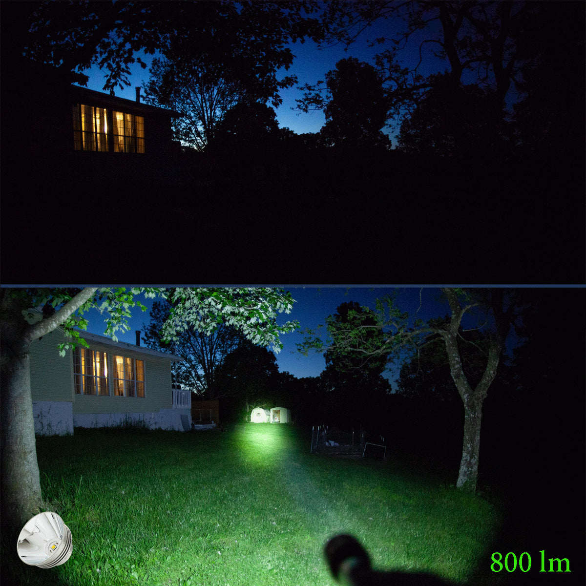 800 Lumen LED Conversion Bulb for Maglite Rechargeable Flashlights - Luminus SST-40