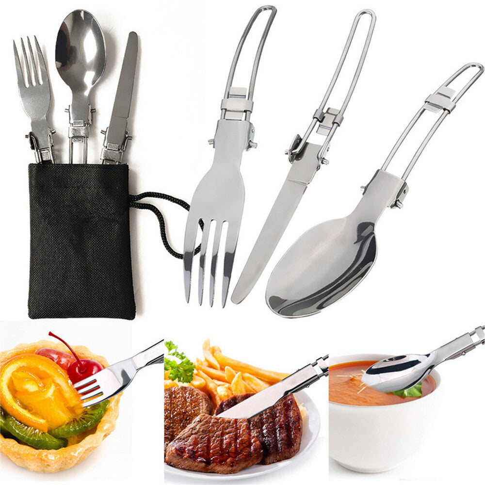 Portable Camping Gas Stove and Cookware Set - Lightweight Outdoor Hiking