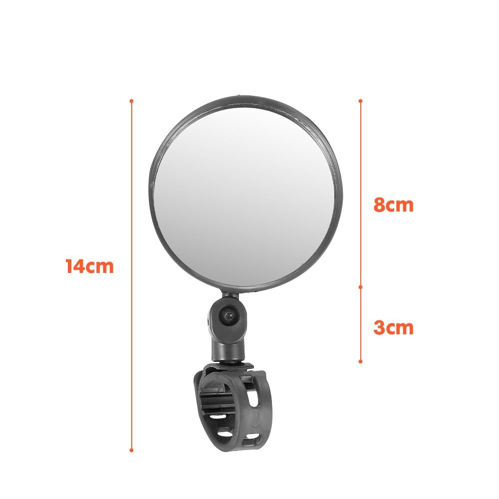 Mountain Bike Rearview Mirror Handlebar Convex Bar End Mirror