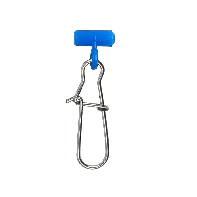 Heavy Duty Fishing Line Sinker Slides with Swivels and Duo Lock - 16 Pack