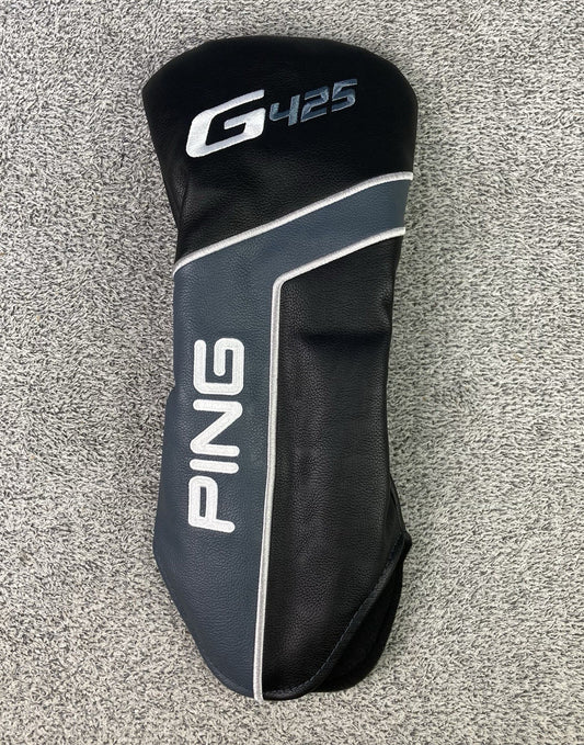 Golf Driver Headcover for PING G425 Black Gray - Brand New