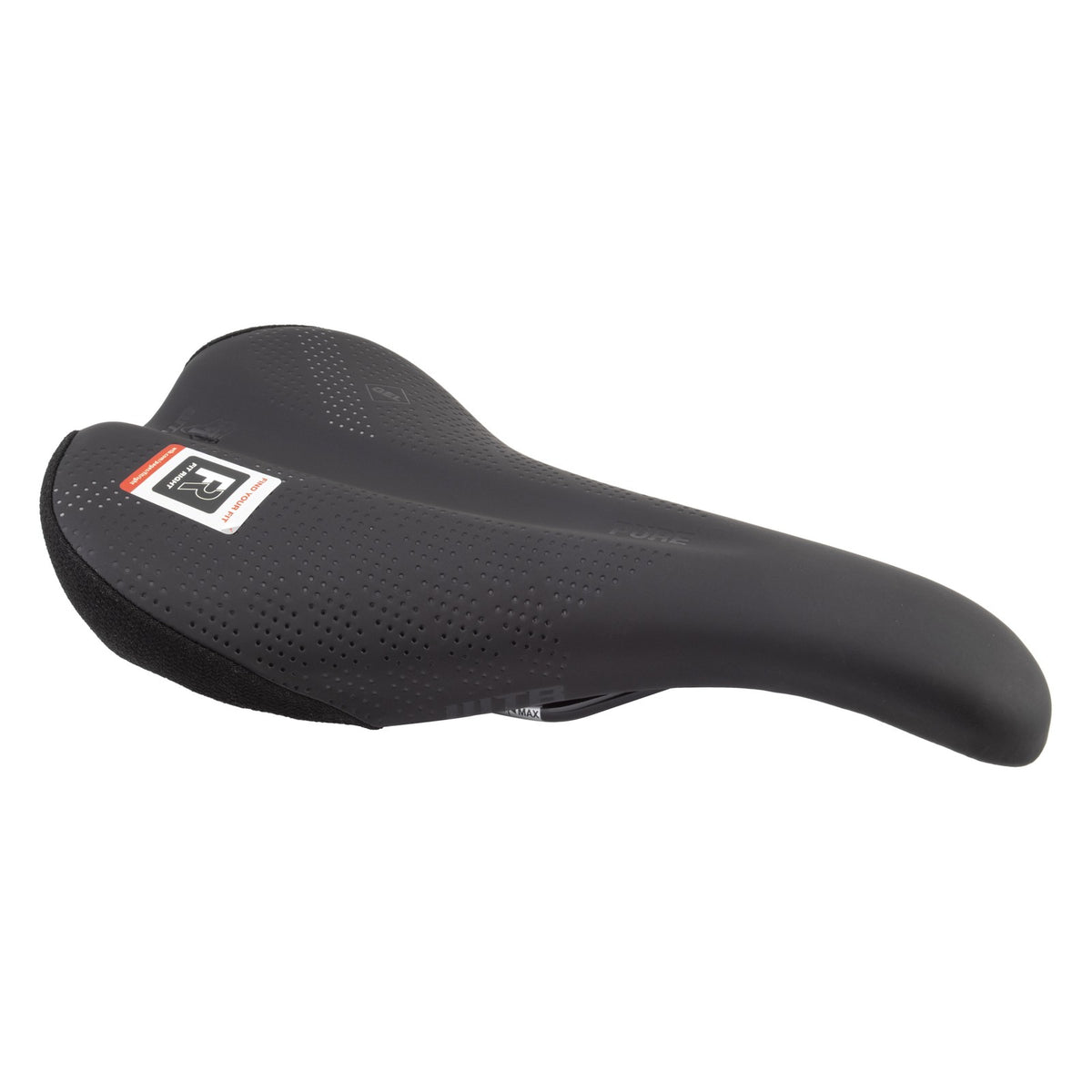 Cycling Saddle - Chromoly Rail, Black, Medium - All-Mountain & Bikepacking Seat