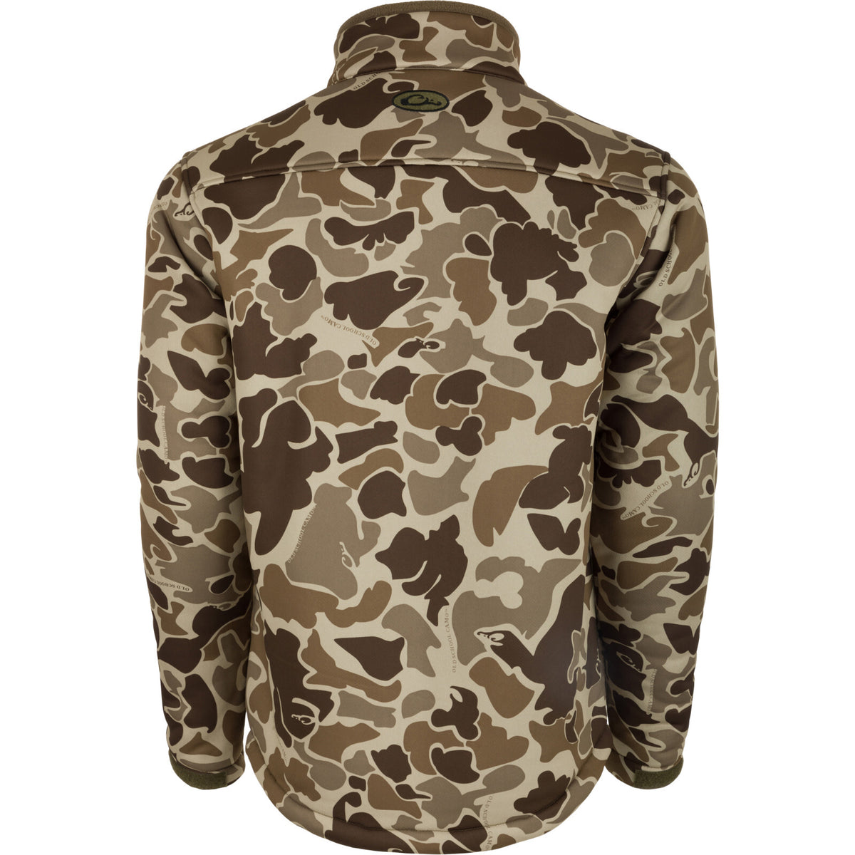 Men's Full Zip Hunting Jacket with Camouflage Pattern - Waterfowl Outerwear