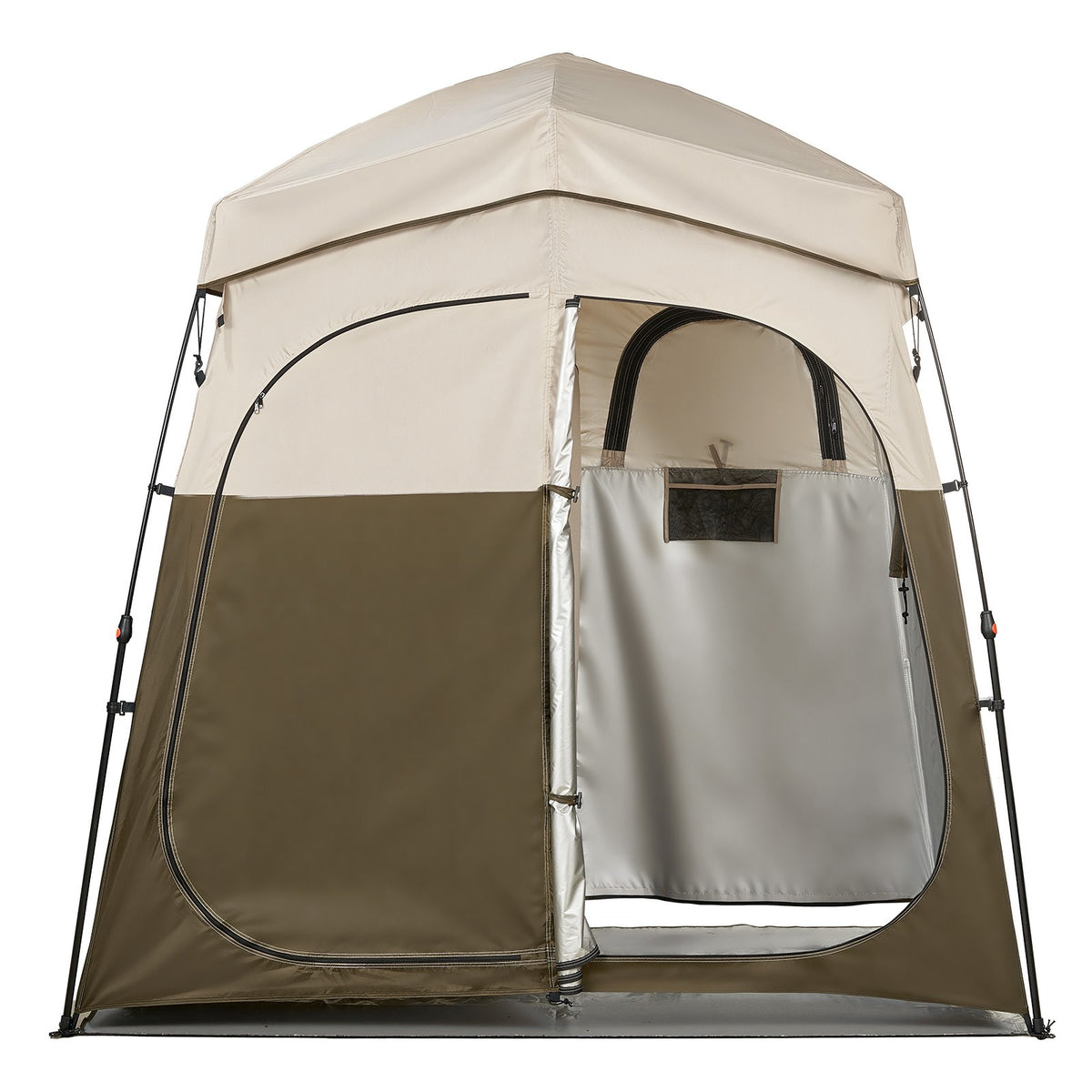Foldable Camping Shower Tent with Privacy Enclosure for Outdoor Use