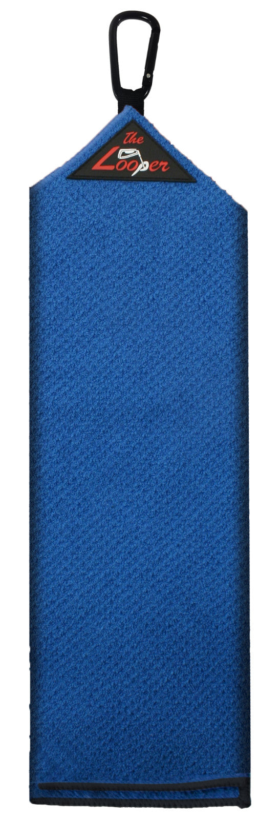 Tri-Fold Microfiber Golf Towel with Carabiner Clip - 420 GSM Absorbent & Soft