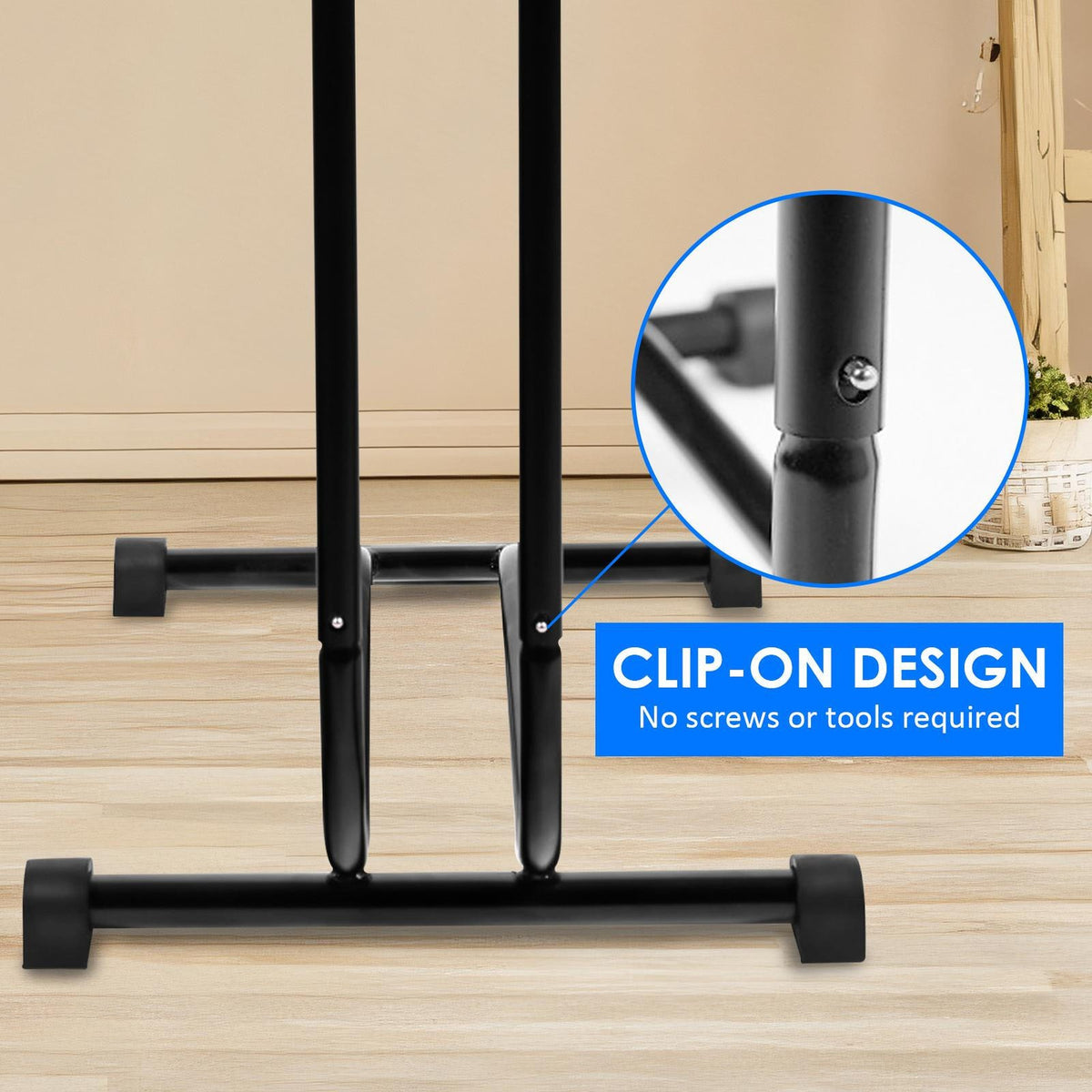 Bike Floor Stand for Mountain, Road & BMX Bikes - Stable Storage Rack