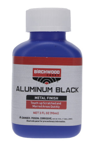 Aluminum Black Touch-Up Liquid 3 Oz for Metal Restoration & Blackening