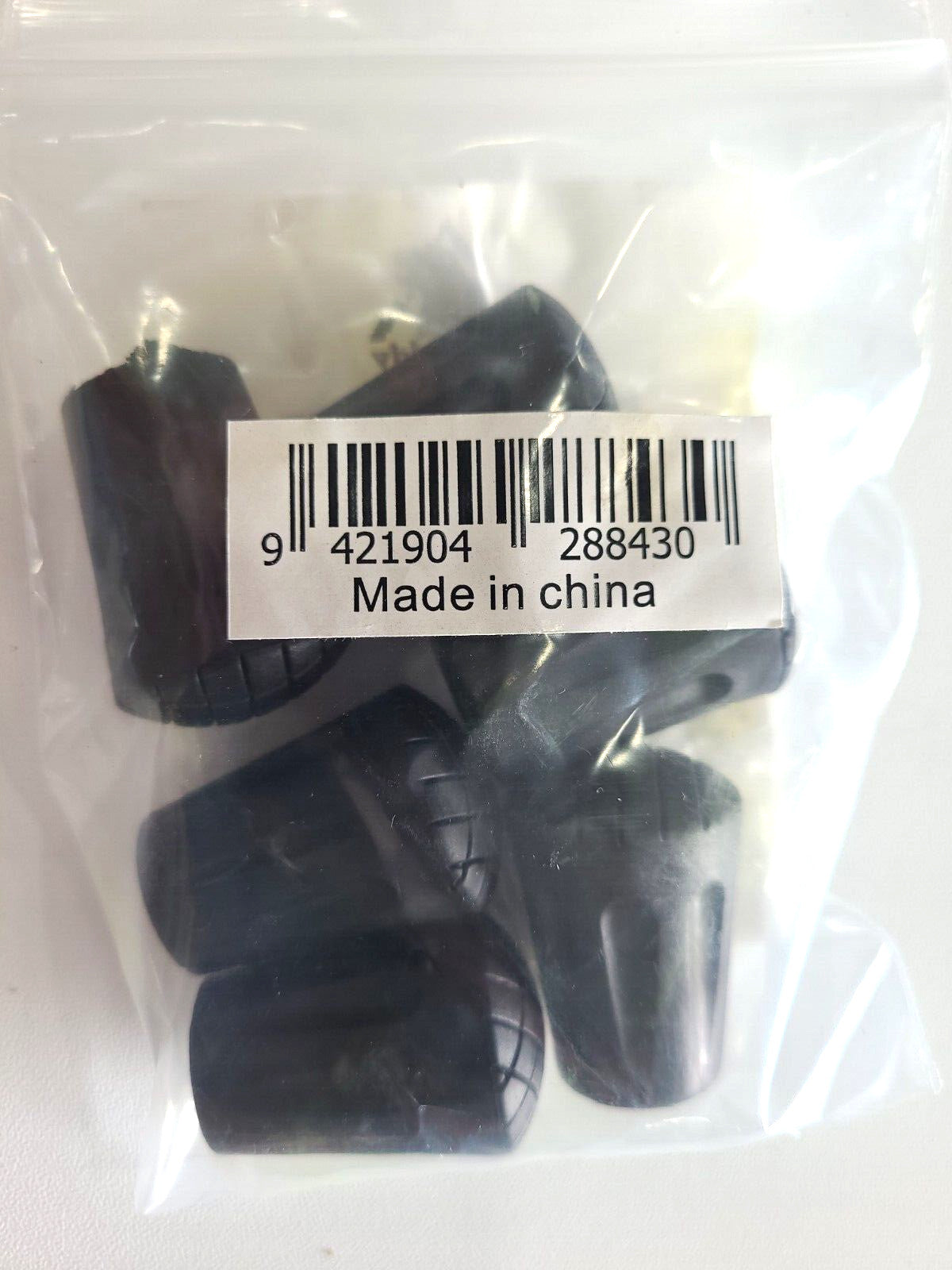 Walking Stick Tips Pack of 6 - Rubber Replacement Tips for Hiking Poles