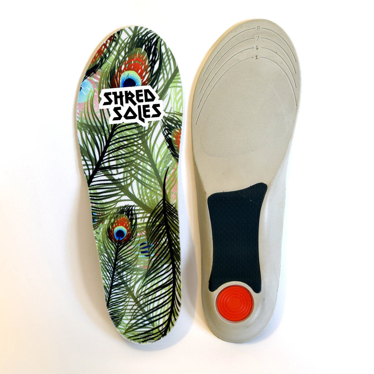 Skateboarding Lite Insoles Impact Absorption Arch Support Trimmable Comfort