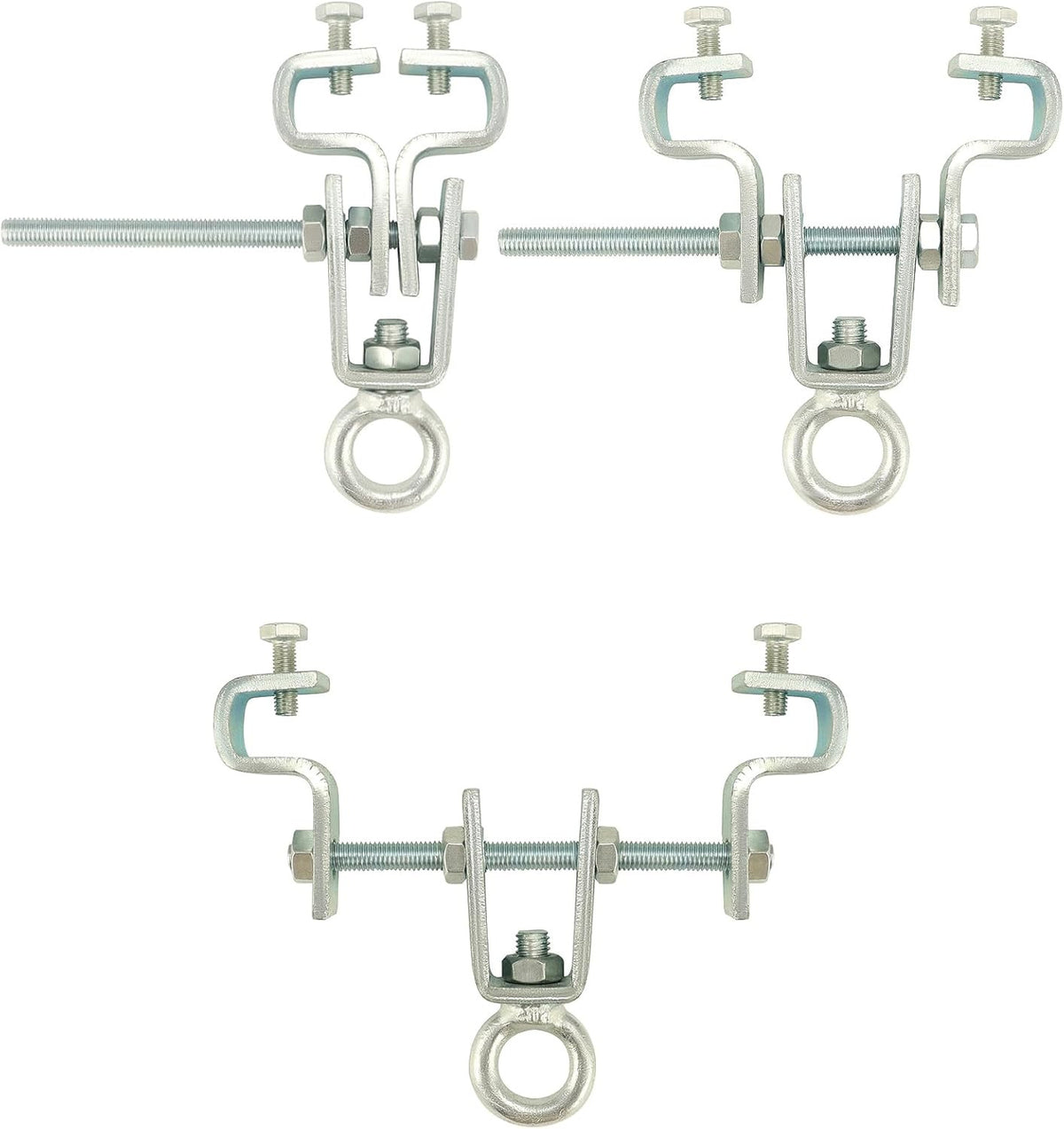 Heavy Duty Adjustable I Beam Hanger Clamp for Punch Bags - 2 Pack