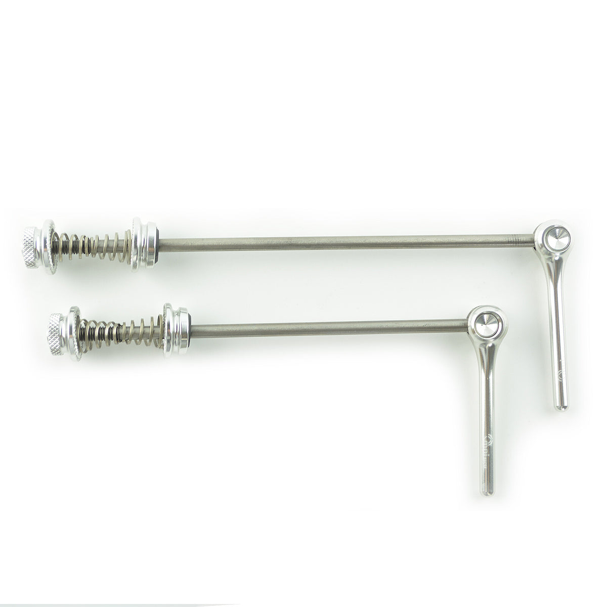 Lightweight Titanium Alloy Bicycle Skewers Set - Road & MTB Quick Release 46g
