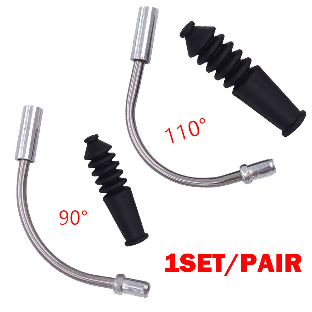 Bike V Brake Noodle Cable Guide Pipe Rubber Boots Set for Bicycle