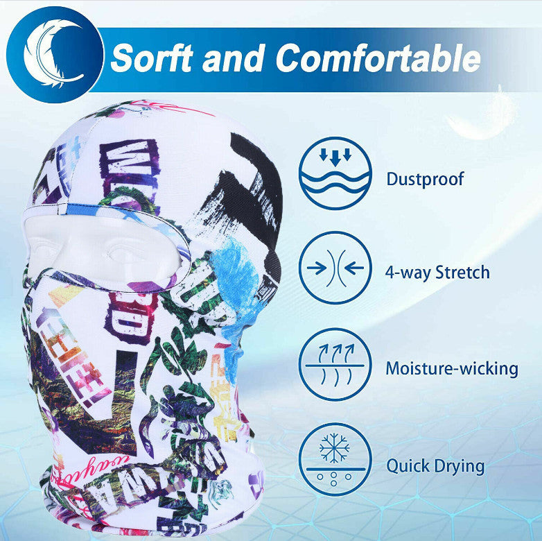 Windproof Ski Mask Balaclava for Men Women Outdoor Sports Motorcycle Face Cover