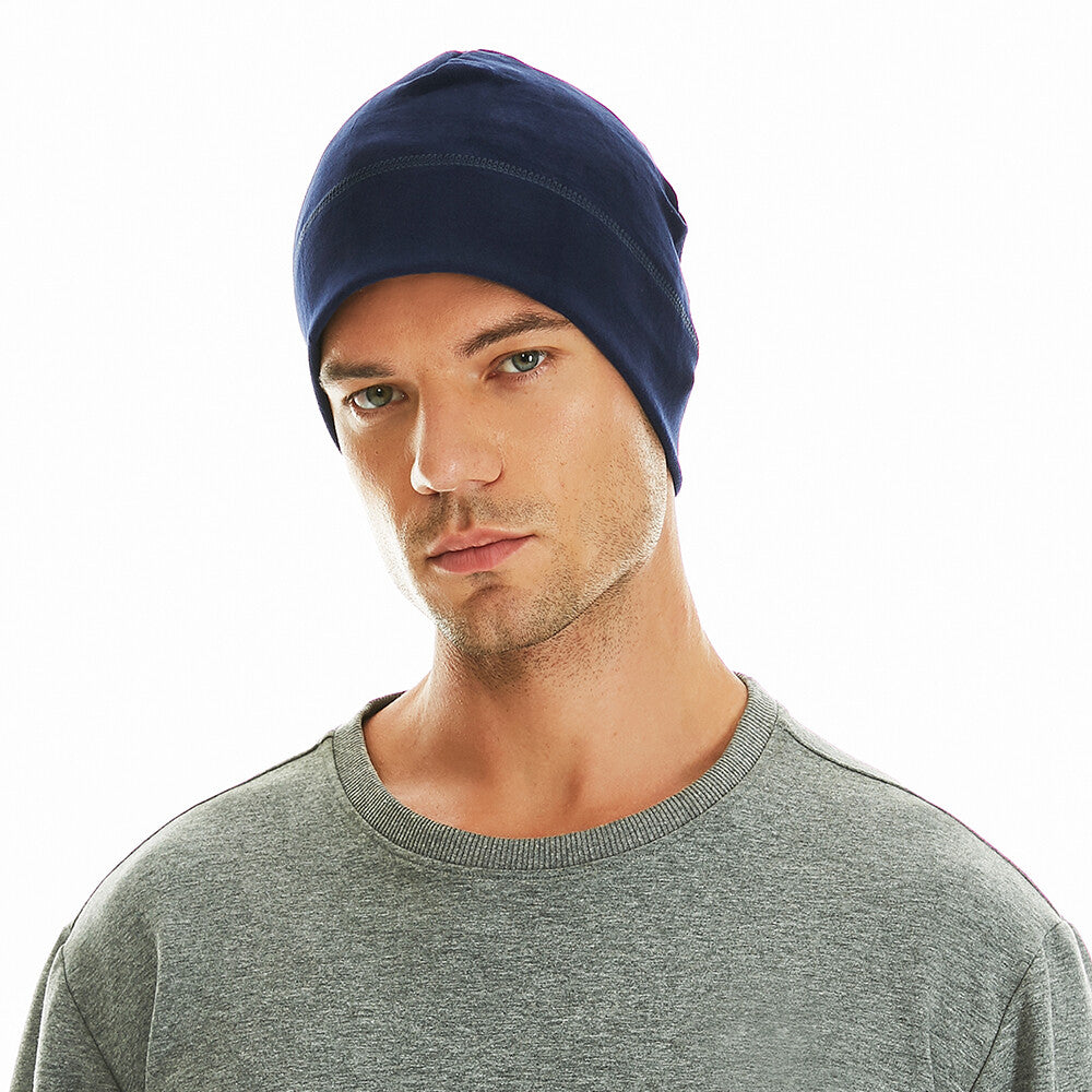 Winter Thermal Fleece Beanie Hat Skull Cap Helmet Liner for Men Women