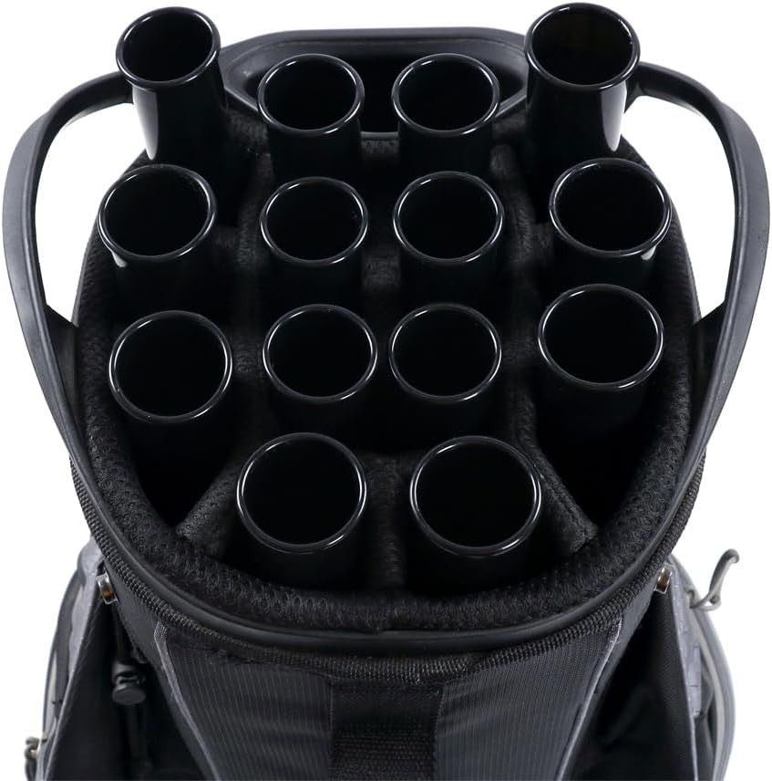 Golf Club Tube Organizer Set - 14pcs 34-inch Plastic Dividers with 1.25" & 1.5" Inner Diameter
