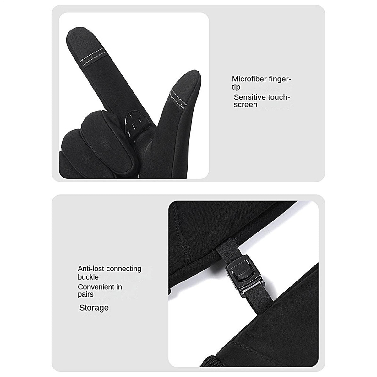 USB Heated Gloves Touch Screen Winter Warmth for Men Women