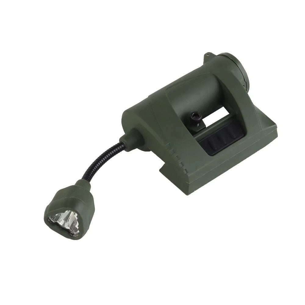 Tactical Helmet Flashlight with IR Signal Light for OpsCore Rails